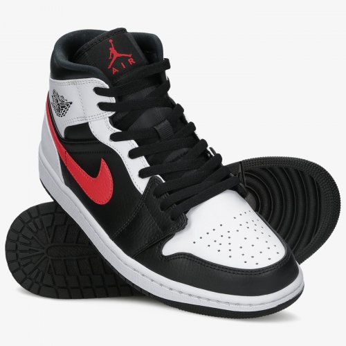 Nike Air Jordan 1 Mid "Black Chile Red/White