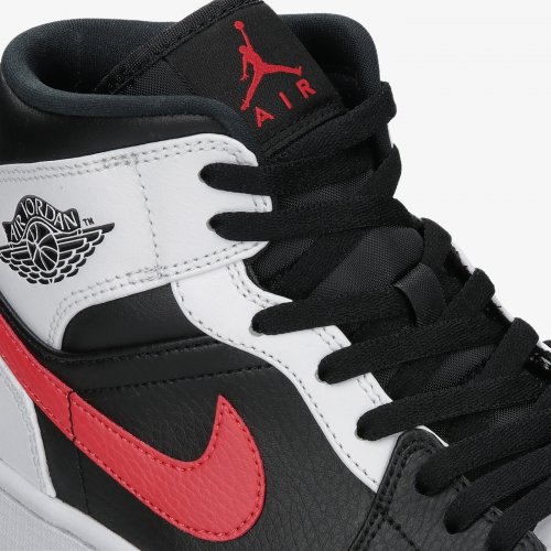 Nike Air Jordan 1 Mid "Black Chile Red/White