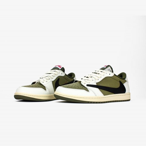 Travis Scott x Air Jordan 1 Low OG SP Medium Olive DM7866-200